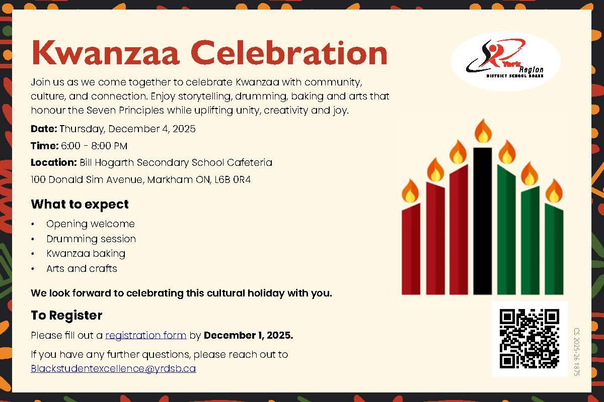 Kwanzaa event invite 